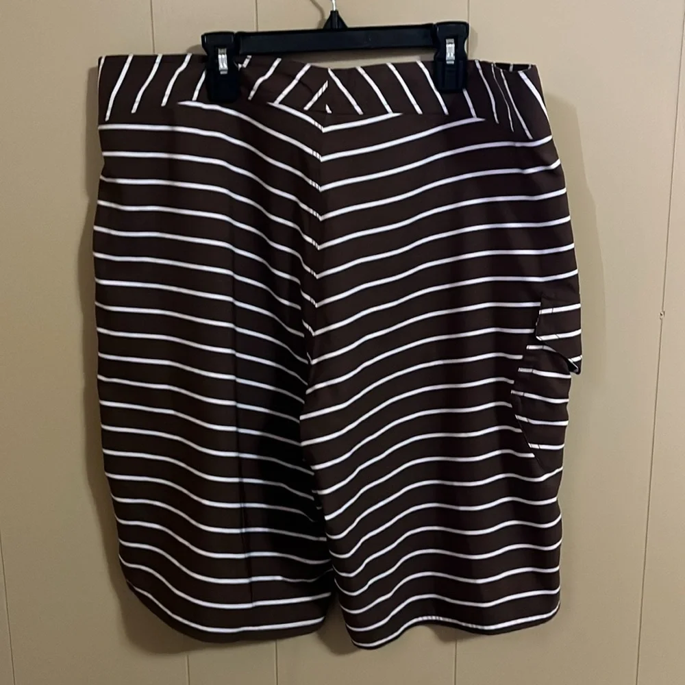 The North Face Men’s Size 38 Striped Board Shorts Pockets Beach Resortwear